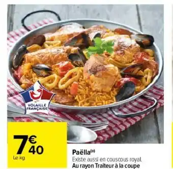 Carrefour Paella offre