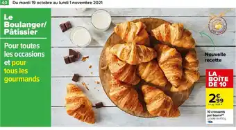 Carrefour 10 Croissants Pur Beurre offre