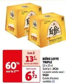 Auchan Leffe - bière triple offre