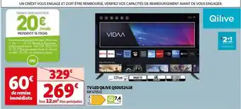 Auchan Qilive - tv led q50us241b offre