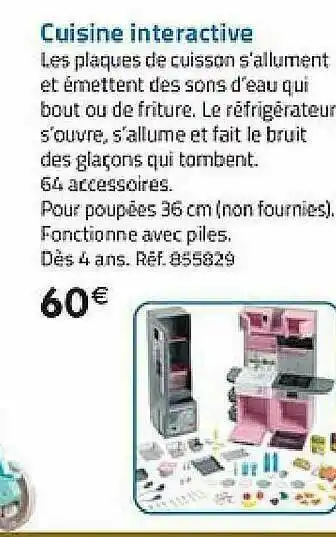 La Grande Récré Cuisine Interactive offre