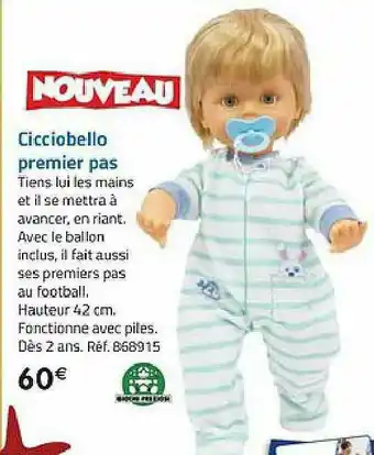 Cicciobello Premier Pas