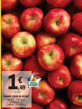 E.Leclerc Pomme Coeur De Reine offre