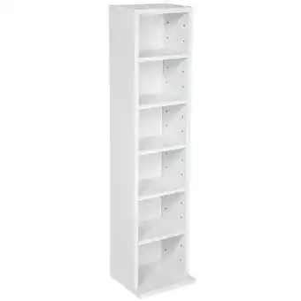 Bricomarché Étagère Colonne Meuble de Rangement 6 compartiments 90x21x20cm offre