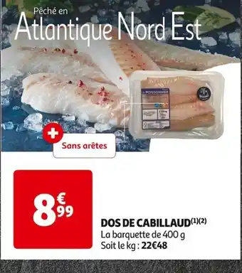 Auchan Supermarché DOS DE CABILLAUD offre