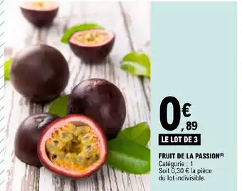 E.Leclerc FRUIT DE LA PASSION(4) offre