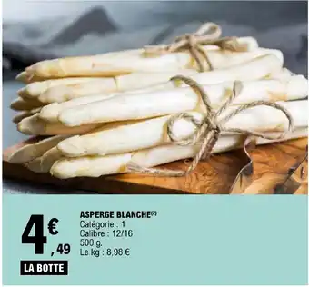 E.Leclerc ASPERGE BLANCHE(2) offre