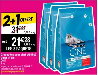 Cora x Carrefour Croquettes pour chat stérilisé offre