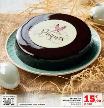 Super U ENTREMETS DE PÂQUES 6 PARTS offre