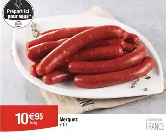 Cora x Carrefour Merguez offre