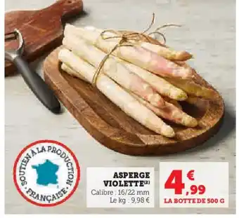 Hyper U ASPERGE VIOLETTE offre