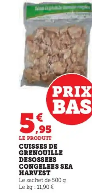 CUISSES DE GRENOUILLE DESOSSEES CONGELEES SEA HARVEST