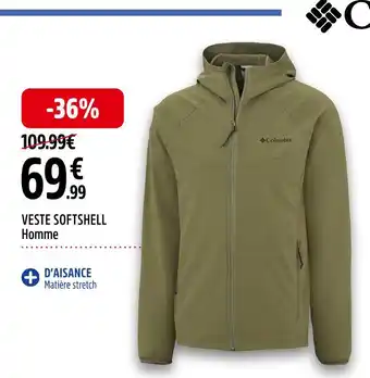 Intersport Colombia VESTE SOFTSHELL Homme offre