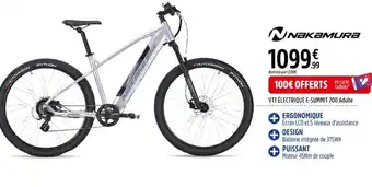 Intersport Nakamura VTT ÉLECTRIQUE E-SUMMIT 700 Adulte offre