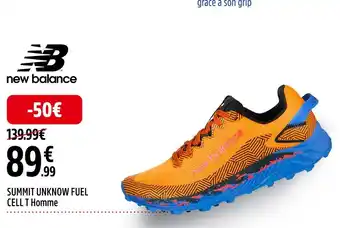 Intersport New balance SUMMIT UNKNOW FUEL CELL T Homme offre