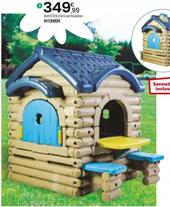 JouéClub FEBER CASUAL MAISON WOODLAND AVEC SONNETTE offre