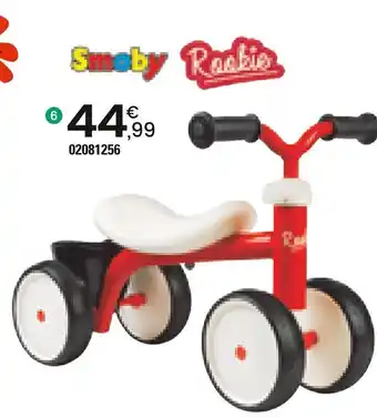 JouéClub SMOBY PORTEUR ROOKIE ROUGE offre
