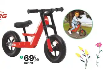 JouéClub BERG BIKY MINI ROUGE - VÉLO D’ÉQUILIBRE offre