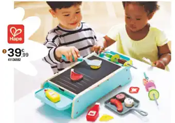 JouéClub Hape SET DE BARBECUE ET PLANCHA offre