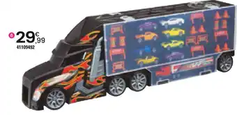 JouéClub TEAM City MON TRANSPORTEUR ET SES 8 VOITURES offre