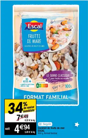 Cora x Carrefour Cocktail de fruits de mer offre