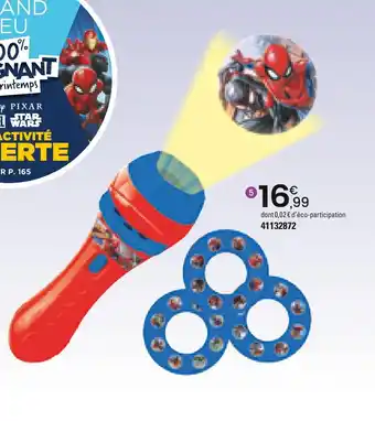 JouéClub LEXIBOOK PROJECTEUR À HISTOIRES LAMPE TORCHE SPIDER-MAN offre