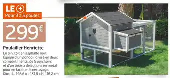 Jardiland Poulailler Henriette offre
