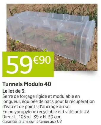 Tunnels Modulo 40