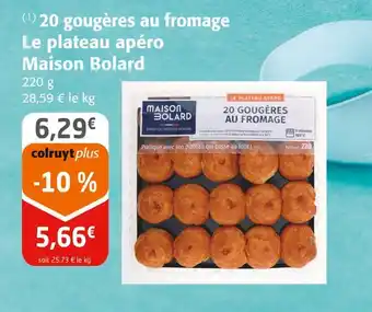 Colruyt Maison Bolard 20 gougères au fromage Le plateau apéro offre