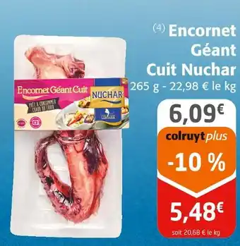 Colruyt Nuchar Encornet Géant Cuit offre
