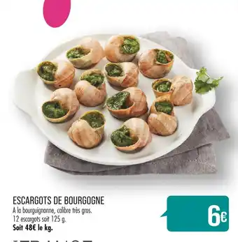 Match ESCARGOTS DE BOURGOGNE offre