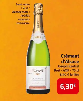 Colruyt Joseph Kaetzel Crémant d'Alsace offre