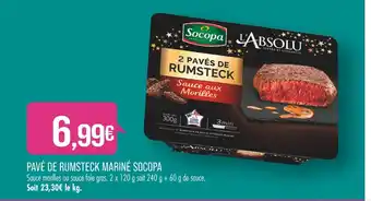 Match SOCOPA PAVÉ DE RUMSTECK MARINÉ offre