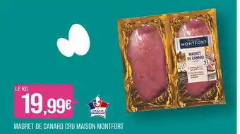 Match MAISON MONTFORT MAGRET DE CANARD CRU offre