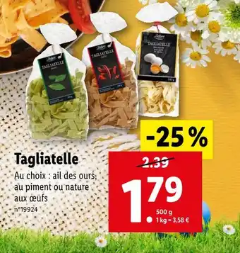 Lidl Deluxe Tagliatelle offre