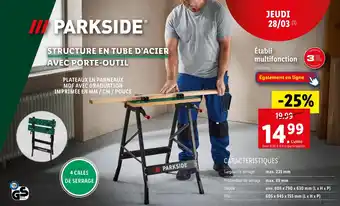 Lidl PARKSIDE Établi multifonction offre