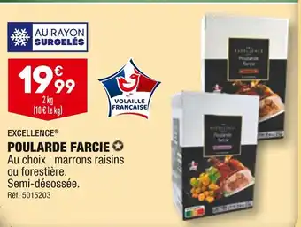 ALDI EXCELLENCE POULARDE FARCIE offre