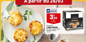 ALDI EXCELLENCE 4 MINI GRATINS offre