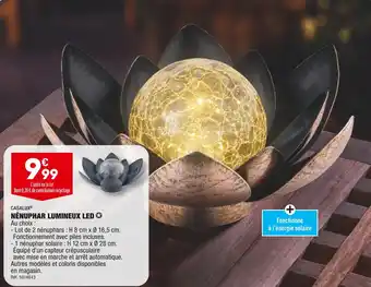 ALDI CASALUX NÉNUPHAR LUMINEUX LED offre