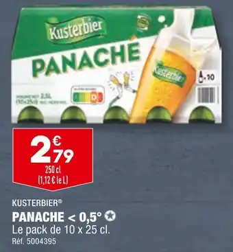 ALDI KUSTERBIER PANACHE < 0,5° offre