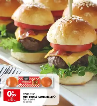 ALDI TRADER JOE’S MINI PAIN À HAMBURGER offre