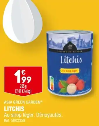 ALDI ASIA GREEN GARDEN LITCHIS offre