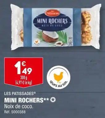 ALDI LES PATISSADES MINI ROCHERS offre