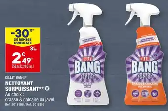 ALDI CILLIT BANG NETTOYANT SURPUISSANT offre