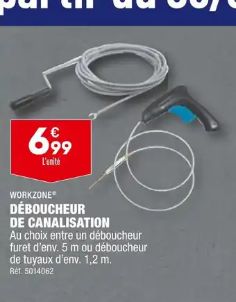 ALDI WORKZONE DÉBOUCHEUR DE CANALISATION offre