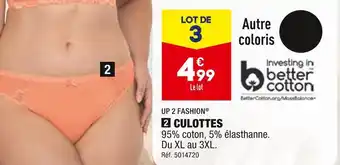 ALDI UP 2 FASHION CULOTTES offre