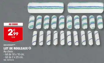 ALDI DECOCRAFT LOT DE ROULEAUX offre