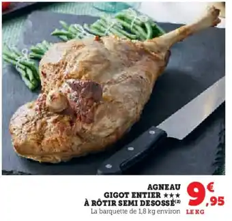 AGNEAU GIGOT ENTIER â
â
â
Ă RĂTIR SEMI DESOSSĂ (2)