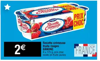 Cora x Carrefour Recette crémeuse fruits rouges offre