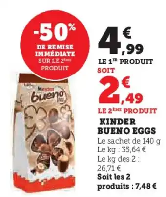 U Express KINDER BUENO EGGS offre